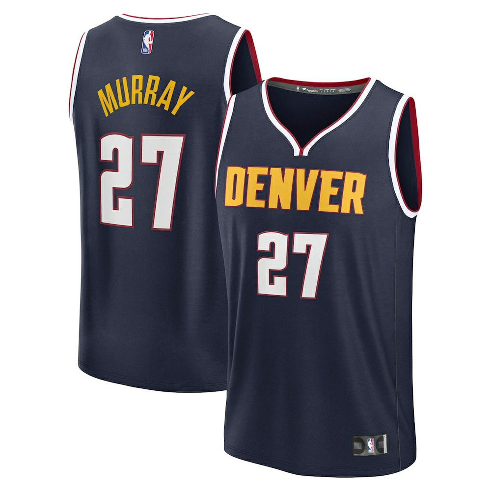 Jamal Murray Denver Nuggets Fast Break Replica Player Jersey sale - Icon Editi- Navy shop