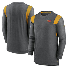 Washington Commanders Player Performance Long Sleeve T-Shirt - Heather Charcoal for sale