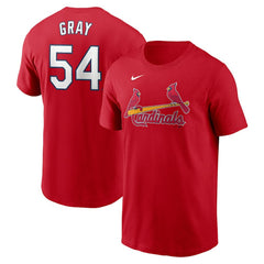 Sonny Gray St. Louis Cardinals Fuse Name & Number T-Shirt Red
