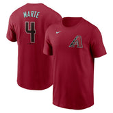 Ketel Marte Arizona Diamondbacks Fuse Name & Number T-Shirt Red
