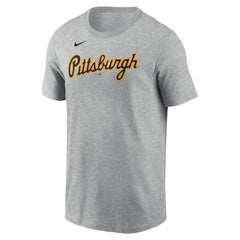 Paul Skenes Pittsburgh Pirates Fuse Name & Number T-Shirt Heather Gray