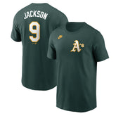Reggie Jackson Athletics Fuse Name & Number T-Shirt Green