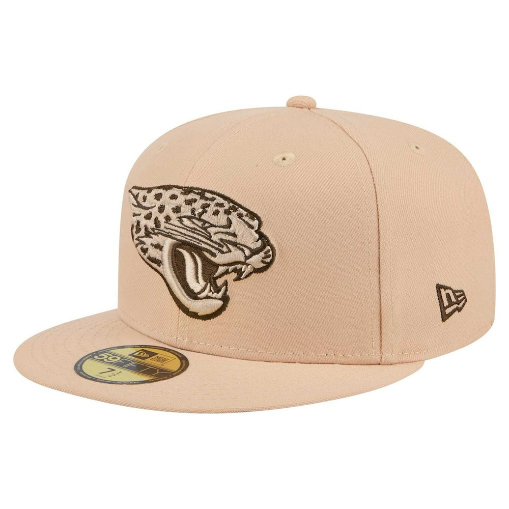 Jacksonville Jaguars New Era Candied Pecan 59FIFTY Fitted Hat - Tan for sale