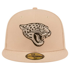 Jacksonville Jaguars New Era Candied Pecan 59FIFTY Fitted Hat - Tan for sale