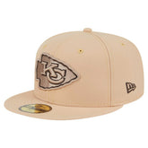 Kansas City Chiefs New Era Candied Pecan 59FIFTY Fitted Hat - Tan for sale