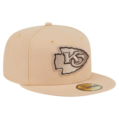 Kansas City Chiefs New Era Candied Pecan 59FIFTY Fitted Hat - Tan for sale