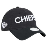 Kansas City Chiefs New Era Women's Cece 9TWENTY Adjustable Hat - Black discount