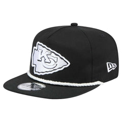 Kansas City Chiefs New Era B-Dub Golfer Snapback Hat - Black on sale