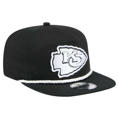 Kansas City Chiefs New Era B-Dub Golfer Snapback Hat - Black on sale