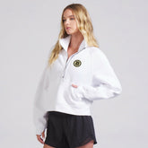 Boston Bruins lululemon Women's Scuba Oversized Half Zip Top - White Tops