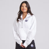 Edmonton Oilers lululemon Women's Scuba Oversized Half Zip Top - White Tops