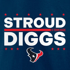 CJ Stroud & Stefon Diggs Houston Texans Election Players T-Shirt - Navy for sale