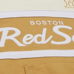 Boston Red Sox Head Coach Pullover Hoodie Tan/Cream