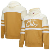 Chicago Cubs Head Coach Pullover Hoodie Tan/Cream