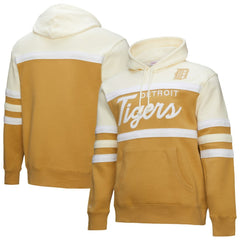 Detroit Tigers Head Coach Pullover Hoodie Tan/Cream
