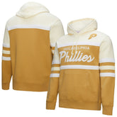 Philadelphia Phillies Head Coach Pullover Hoodie Tan/Cream
