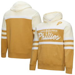 Philadelphia Phillies Head Coach Pullover Hoodie Tan/Cream