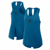 Dallas Cowboys Women's Glory Open-Back Crisscross Dri-FIT Tank Top - Navy online