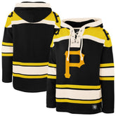 Pittsburgh Pirates Superior Lacer Pullover Hoodie Black