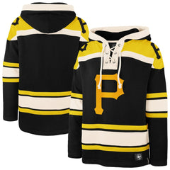 Pittsburgh Pirates Superior Lacer Pullover Hoodie Black