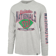 Washington Nationals Fair Ball Franklin Long Sleeve T-Shirt Gray