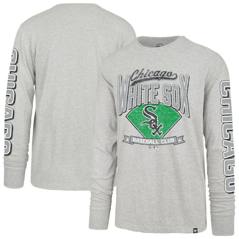 Chicago White Sox Fair Ball Franklin Long Sleeve T-Shirt Gray