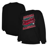 Arizona Diamondbacks Stitches Lightweight Crew Sweatshirt Black