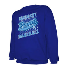 Kansas City Royals Stitches Lightweight Crew Sweatshirt Royal