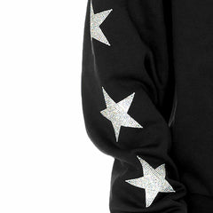 Miami Dolphins Gameday Couture Women's Rhinestone Star Sleeve Settle the Score Oversized Tri-Blend Pullover - Black online