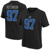 Aidan Hutchinson Detroit Lions Player Name & Number T-Shirt - Black discount