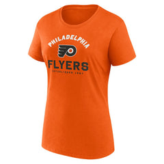 Philadelphia Flyers Logo Athletic Women's Unrivaled T-Shirt - Orange T-shirts