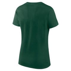 Minnesota Wild Logo Athletic Women's Unrivaled T-Shirt - Green T-shirts