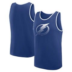Tampa Bay Lightning Logo Athletic Unmatched Success Tank Top - Blue Tank Top