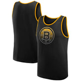 Boston Bruins Logo Athletic Unmatched Success Tank Top - Black Tank Top