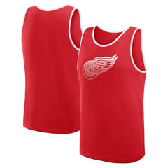 Detroit Red Wings Logo Athletic Unmatched Success Tank Top - Red Tank Top
