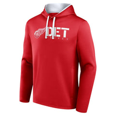 Detroit Red Wings Logo Athletic Head Start Pullover Hoodie - Red Hoodies