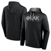 Los Angeles Kings Logo Athletic Head Start Pullover Hoodie - Black Hoodies