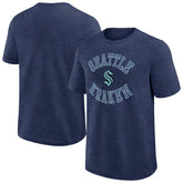 Seattle Kraken Logo Athletic Success T-Shirt - Heather Navy T-shirts