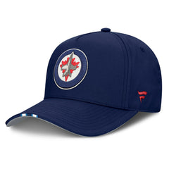 Winnipeg Jets Fanatics 2025 NHL Draft Authentic Pro On-Stage Podium A-Frame Adjustable Hat - Navy Hats