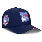 New York Rangers Fanatics 2025 NHL Draft Authentic Pro On-Stage Podium A-Frame Adjustable Hat - Navy Hats