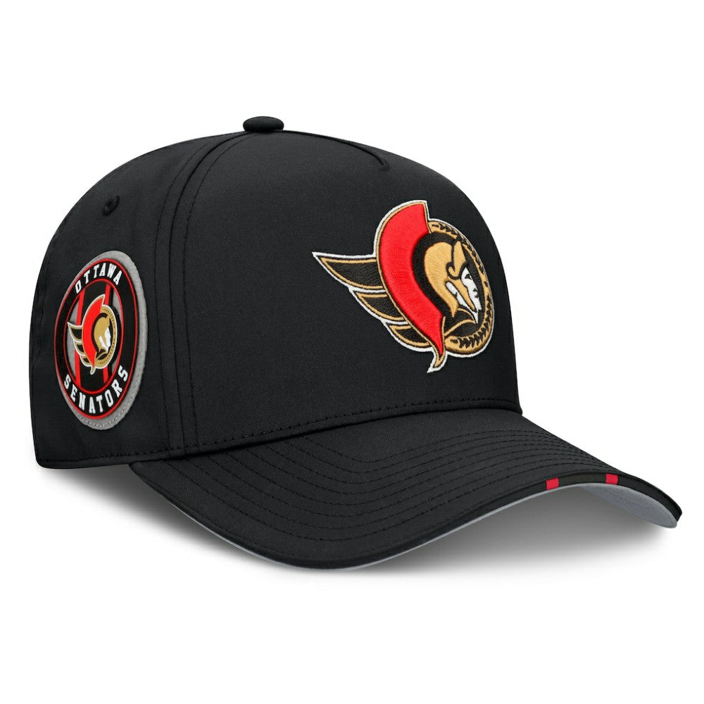 Ottawa Senators Fanatics 2025 NHL Draft Authentic Pro On-Stage Podium A-Frame Adjustable Hat - Black Hats