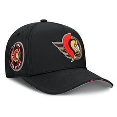 Ottawa Senators Fanatics 2025 NHL Draft Authentic Pro On-Stage Podium A-Frame Adjustable Hat - Black Hats