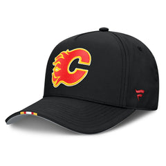 Calgary Flames Fanatics 2025 NHL Draft Authentic Pro On-Stage Podium A-Frame Adjustable Hat - Black Hats