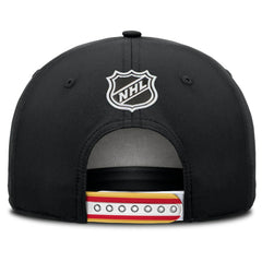 Calgary Flames Fanatics 2025 NHL Draft Authentic Pro On-Stage Podium A-Frame Adjustable Hat - Black Hats