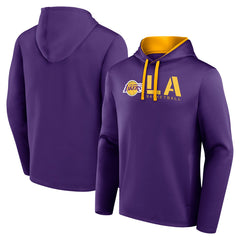 Los Angeles Lakers Logo Athletic Head Start Pullover Hoodie - Purple sale