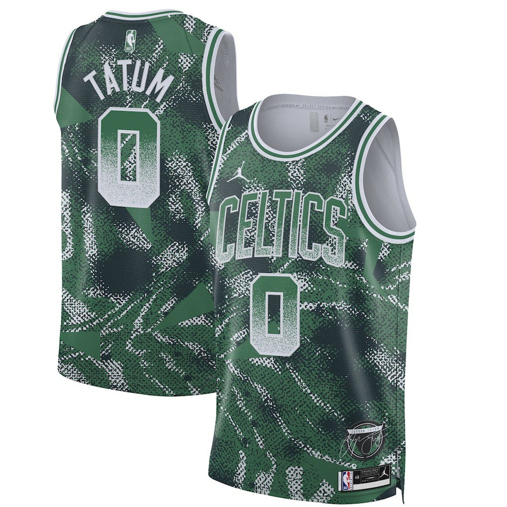 Jayson Tatum Boston Celtics Unisex 2025 Select Series Swingman Player Jersey - Green on sale