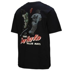 Willie Mays San Francisco Giants Legends Collection Vintage Logo T-Shirt Black