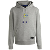 Los Angeles Rams Hugo Boss Unisex Woodson Tri-Blend Hoodie - Heather Gray on sale