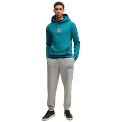 Miami Dolphins Hugo Boss Unisex Woodson Tri-Blend Hoodie - Aqua outlet