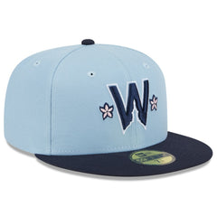 Washington Nationals 2025 City Connect 59FIFTY Fitted Hat Light Blue/Navy